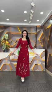 Đầm giả áo dài - Y1856 - Thương hiệu Zonbig