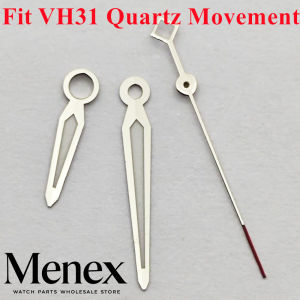 Menex VH31 Silver Green Luminous Watch Hands Quartz Movement Replacement Repair Mod Accessories for Watch