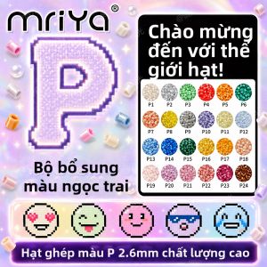 YUGUANG | Hạt Ngọc Trai Trong Suốt Phát Sáng Đen và Trắng Gói Bổ Sung