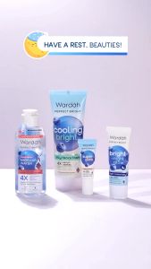 WARDAH PERFECT BRIGHT CREAMY FOAM MOISTURIZER TONE UP CREAM BB POWDER micellar water -all Series
