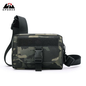 UPGREE กระเป๋าหน้าอกแฟชั่นข้ามร่างกายกระเป๋ากลางแจ้งกันน้ำกระเป๋าสะพายเสริมอำพรางกีฬากระเป๋าขนาดใหญ่ความจุสำหรับผู้ชาย