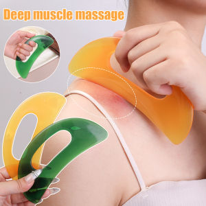 【Charming women】Gua Sha Facial Full Body Massage Natural Resin Board Scraping Massage Tool Gua Sha Massage Board