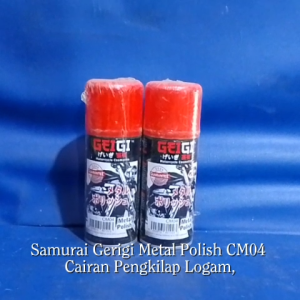 samurai geigi metal polish CM04 cairan pengkilap logam samurai cm04