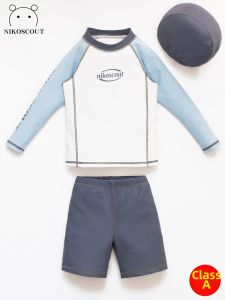 nikoscout | Boys Long Sleeve Separated Sun Protection Swimsuit