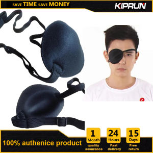 KIPRUN Medical Use Concave Eye Patch Foam Groove Single Eye Patch Adjustable Strap Washable Eyeshades