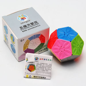 สี่เหลี่ยมจัตุรัส 5 มุม 12 มุม ทรงไม่สมมาตร ชิ้นส่วนเสริมสมองสำหรับเด็ก ของเล่นเสริมศักยภาพ ความยืดหยุ่นและลื่นไหล สีสันสดใส