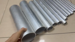10-100mm OD Aluminum Tube 3mm Wall 300/500/700/950mm Length Straight Hollow Pipe for Shelf Rack DIY Furniture Sizes 10-30/32-38/40-43/45/46/48/50/51/53/54/60/68/80/90/100mm