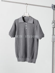 High-Quality Textured Modal Wool Polo Shirt For Men