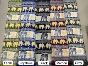 Bahan rayon meteran (1meter) motif gajah