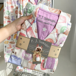 Áo Ngủ Cotton Mềm Mại Dài Tay Mùa Thu Đông Cho Nữ Bộ Đồ Ngủ Cotton Nguyên Chất Nhiều Mẫu Sang Trọng Thoải Mái Mặc Ở Nhà