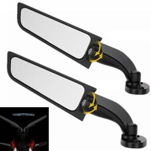 For YAMAHA YZF R6 R1 R25 R3 R125 R15 Motorcycle Accessories Mirror Modified Wind Wing Adjustable Rotating Rearview Mirror Moto