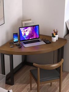 OUJUGEJIAJU | Customized Space-Saving Corner Solid Wood Desk