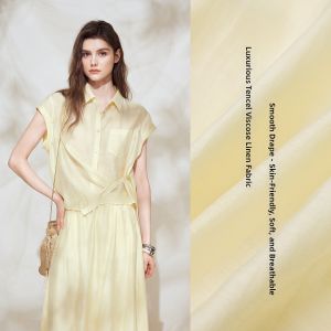 BEIQIANI | French Collar Lyocell Acetate Elegant Waist-Shaping Top