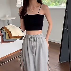 (แพ็ค3ตัว) เสื้อสายเดียวแฟชั่น B-002 สาบเดียวแบบสวม มีฟองน้ำในตัว สามารถถอดได้ คละสี พร้อมส่ง