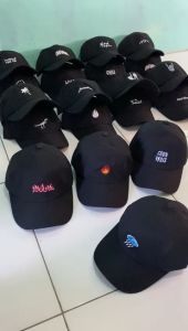 Topi Bassebal 6 Fanel Distro Motif Bordir Good Vibes Polocaps Pria Wanita Termurah
