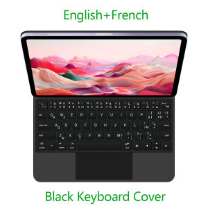 AJIUYU | Smart Keyboard For iPad Pro 11 M4 2024 Magnetic Keyboard Cover For iPad Pro 11 M4 11" A2836 A2837 A3006 Touch Pad Magic Keyboard