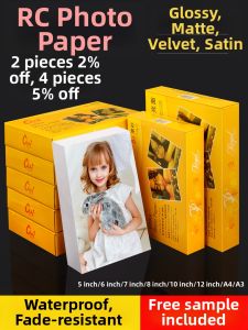 liwu | Waterproof Photo Paper Satin Matte Glossy For Color Inkjet Printer