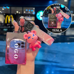ที่ใส่กุญแจรถ TESLA เคสกุญแรถยนต์ model 3 model y mdoel s model x พวงกุญแจรถtesla model y