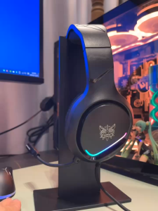 หูฟังแบบมีสาย Onikuma X31 สําหรับเกมไฟ RGB รองรับพีซี/มือถือ/PS/XBOX/Nintendo