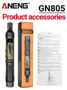 ANENG | Portable Gas Detector ANENG GN805 Sound and Light Dual Alarm Adjustable Sensitivity Car/Home Gas Safety Portable Detection Pen