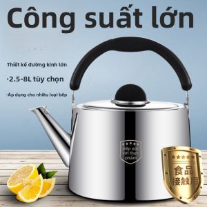 Nồi Nấu Nước Hình Cầu Bằng Thép Không Gỉ 316 Dung Tích 2 Lít Cấp Thực Phẩm Dùng Cho Bếp Gas Và Bếp Từ ​​nồi Nấu Nước
