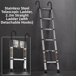MOLORE | Telescopic Foldable Ladder With Hooks