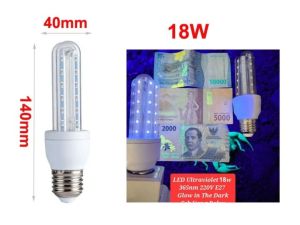 GOLD STAR Lampu Ultraviolet UV LED BLB Cek uang Glow in the dark 365NM 220V E27