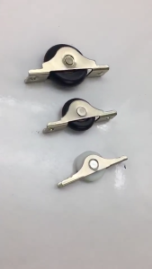 MceHKF Steel Mute Wheel Sliding Door Wheel Cupboard Groove Load-bearing Nylon Pulley Wardrobe Wheel Sliding Door Wheels Furniture Hardware Accessories