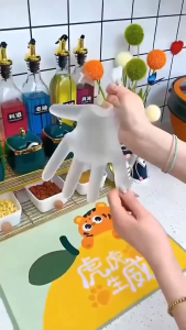 100 chiếc găng tay trong suốt - dạng rút thích hợp cho nấu ăn vệ sinh và bảo vệ sức khỏe