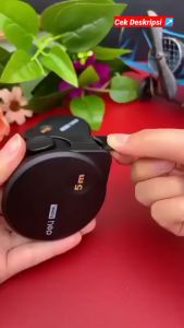 COD Deli Home Meteran Roll High Precision Tape Measure 19 mm 5 m - HT8519 / meter roll 5 meter bahan paling awet kokoh buat tukang profesional material baja kualitas tinggi terbaik tahan banting angka jelas terlaris terbaru rekomended paling tren bagus