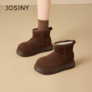 Josiny | Fleece-Lined Thick-Sole Winter Boots