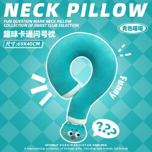 Creative Gift Sausage Dog Pillow Birthday Gift for Boyfriend Funny Doll Unique Toy Brown Color U-Shaped Pillow for Friends