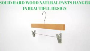 ไม้แขวนเสื้อ ไม้หนีบเสื้อ ไม้แขวนแบบหนีบผ้า ไม้หนีบผ้าไม้ ที่หนีบผ้า HHsociety