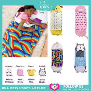 VREN หมอนถุงนอนเด็กลายการ์ตูนของเด็กถุงนอนสำหรับเป็นของขวัญวันเกิดถุงนอนแบบขี้เกียจนูนกันสำหรับผู้ชายผู้หญิงสำหรับเด็กทารก