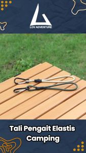 Tali Pengait Elastis Camping - Elastic Rope Buckle