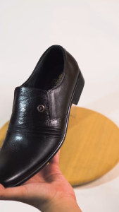Sepatu Pantofel Pria Dewasa Kulit  Pantopel Kantor Hitam
