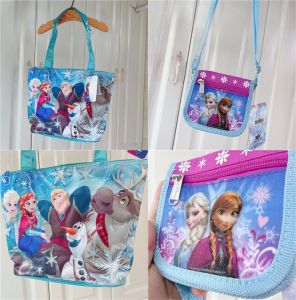 Túi Xách Công Chúa Băng Tuyết Cho Bé Gái Túi Đeo Vai Đơn Túi Đựng Đồ Ăn Nhẹ Túi Đựng Đồ Chơi Túi Đựng Đồ Học Tập Túi Xách Bằng Vải Cotton