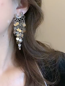 Bông tai đính đá đi dạo - hoa tai nữ cá tính ngầu bong tai nữ kiểu hoa tai nữ sang trọng khuyen tai nữ đẹp hoa tai đẹp bông tai sang chảnh AV946.45951 đeo bông nữ BSTKTB - [NaLa Shop]