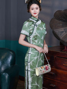 Silk Cheongsam Handbag Wedding Banquet Clutch Bag Womens Fashionable Traditional Chinese Style Handheld Bag for Mothers
