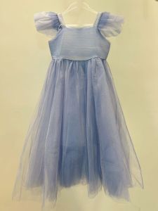 Elegant Princess Dress for Girls Birthday Party High-End Flying Sleeve Flower Girl Piano Costume Childrens Fashion Clothing