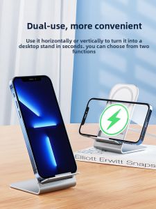 Niye | Cục Sạc Không Dây Từ Tính cho iPhone 16/15/14/15 Pro Max Nhanh Đế Để Bàn Mỏng
