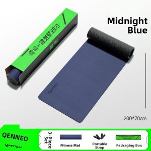 Non-slip Damping Silent Thick Yoga Mat for Mens Home Workout and Jump Rope Exercise