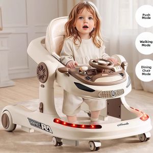 MLZH | O-leg Prevention Multifunction 3-in-1 Foldable Baby Walker