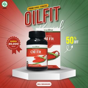 Oil fit kapsul asli yang 100% Aman Terbuat dari Ekstrak buah merah papua. Oil fit Herbal ini menawarkan banyak khasiat Untuk mengatasi berbagai penyakit dengan teknology nano Untuk Hasil yang lebih optimal.