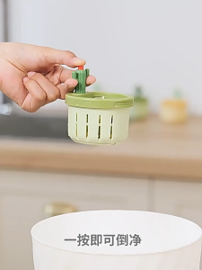 SEA JJT ตะกร้ากรองอ่างล้างจานครัวออกแบบกระบองเพชร วัสดุ ABS ที่เป็นมิตรกับสิ่งแวดล้อม