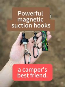 Light Camping Hanging Buckle Outdoor strong magnet hooks Magnetic Carabiner【S/L size】