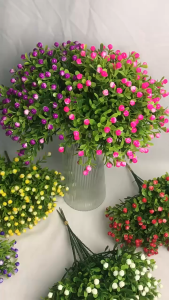 【Ready Stock】5PCS-Mixed Eucalyptus Artificial Leaves Picks Dried Eucalyptus Bundle Wedding Vase Bouquet