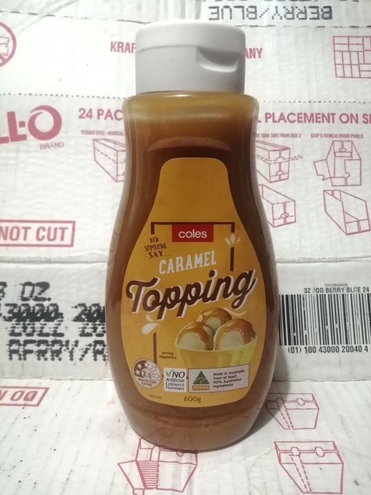 Coles Caramel Topping 600g Lazada PH
