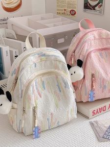 Lightweight Girls Backpack Travel Fashionable Double Shoulder Bag Childrens School Bag Cute Outdoors Travel Bag for Girls