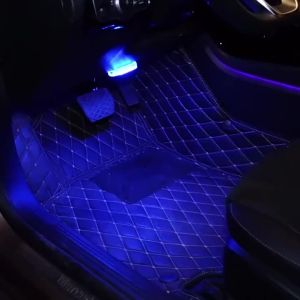 ZHIYU LED Car Mini Touch Light USB Charging Portable Auto Roof Ceiling Reading Night Lamp Wireless Car Decoration Ambinet Light